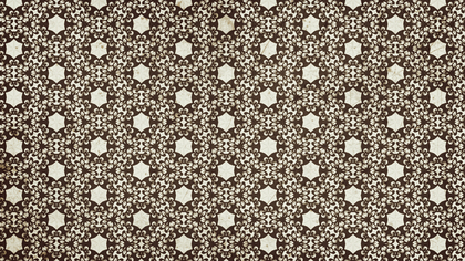 Brown Vintage Decorative Ornament Wallpaper Pattern