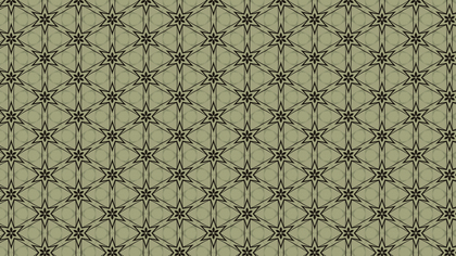 Brown and Green Seamless Floral Vintage Pattern Background Image