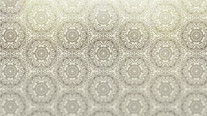 Brown and White Vintage Seamless Ornament Wallpaper Pattern Design Template