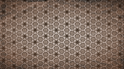 Dark Brown Vintage Seamless Ornament Background Pattern Graphic