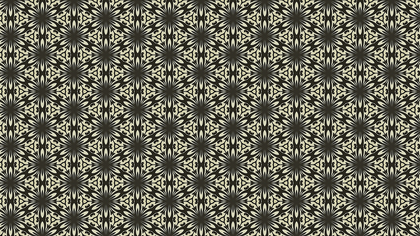 Dark Brown Vintage Decorative Floral Seamless Pattern Background Image