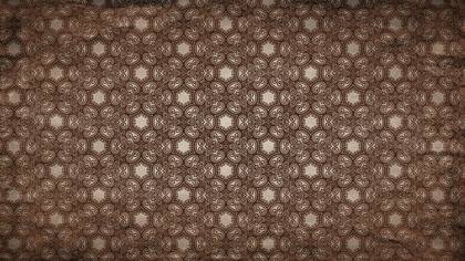 Dark Brown Vintage Seamless Ornamental Pattern Background