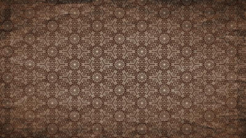 Dark Brown Vintage Decorative Ornament Background Pattern