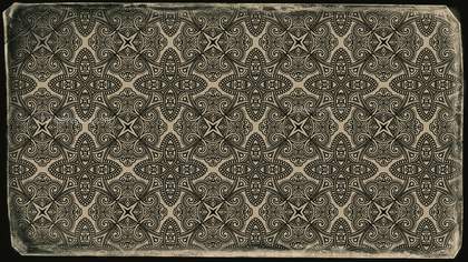 Dark Brown Vintage Seamless Ornamental Pattern Wallpaper