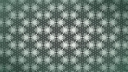 Dark Green Vintage Decorative Ornament Background Pattern