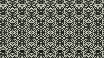 Dark Green Vintage Decorative Floral Seamless Pattern Wallpaper Design