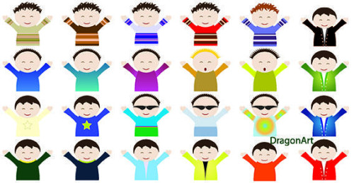 Kid Boy Vector
