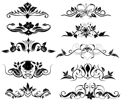Free Flourish Ornaments Illustrator