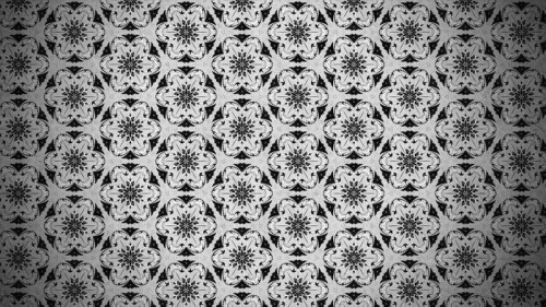 Dark Grey Vintage Ornamental Seamless Pattern Background Design