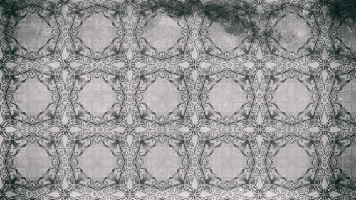 Dark Grey Vintage Ornamental Seamless Pattern Background Design