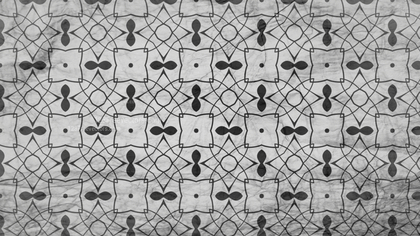 Dark Grey Geometric Ornament Seamless Wallpaper Pattern
