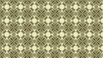 Vintage Flower Pattern Wallpaper