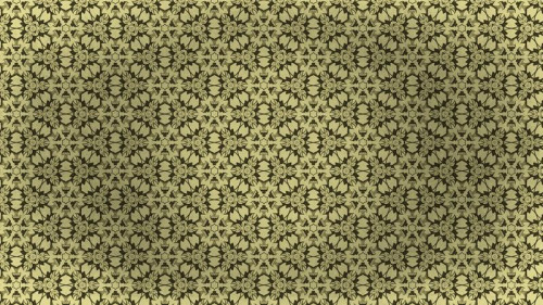 Gold Ornamental Vintage Background Pattern