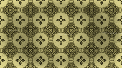 Gold Vintage Decorative Floral Seamless Pattern Background Image