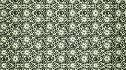 Green Vintage Ornamental Seamless Pattern Wallpaper Template