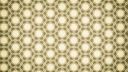 Green and Beige Vintage Seamless Ornament Wallpaper Pattern Design Template
