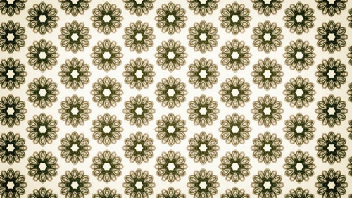 Green and Beige Vintage Seamless Wallpaper Background