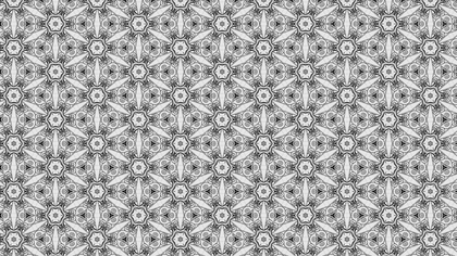 Grey Ornamental Pattern Background