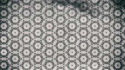 Grey Vintage Ornamental Seamless Pattern Wallpaper Template