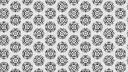 Gray and White Decorative Background Pattern