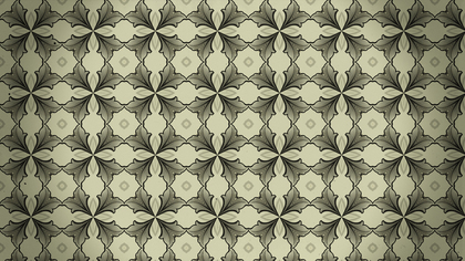 Khaki Vintage Decorative Floral Seamless Pattern Wallpaper Design