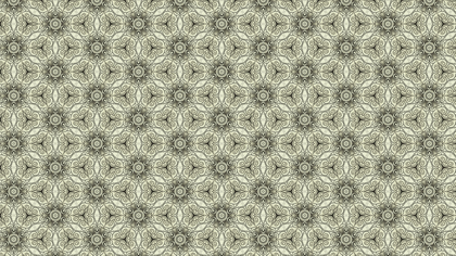 Light Brown Vintage Flower Wallpaper Pattern