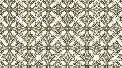 Light Brown Vintage Ornamental Seamless Pattern Background Design
