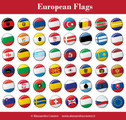 Free European Flags Vector