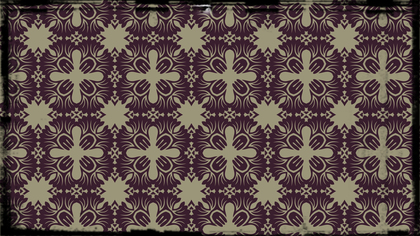 Purple and Beige Vintage Seamless Ornament Wallpaper Pattern Design Template