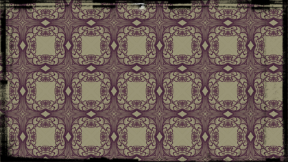 Purple and Beige Vintage Decorative Ornament Background Pattern