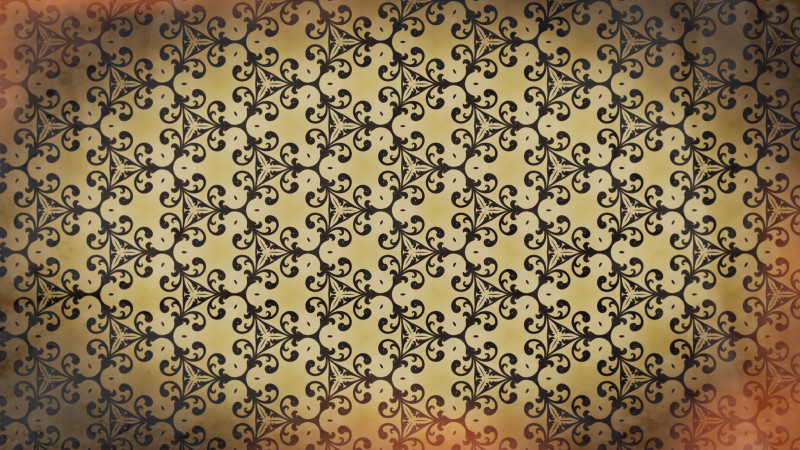 Red and Brown Vintage Ornamental Seamless Pattern Background Design