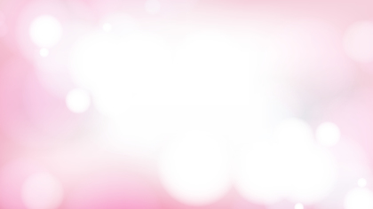 Pink and White Blurred Bokeh Background Vector Image