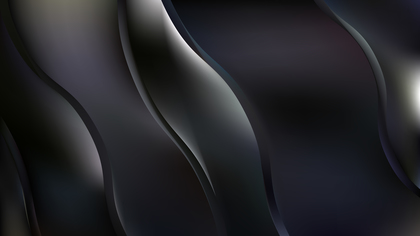 Abstract Black and Grey Wave Background