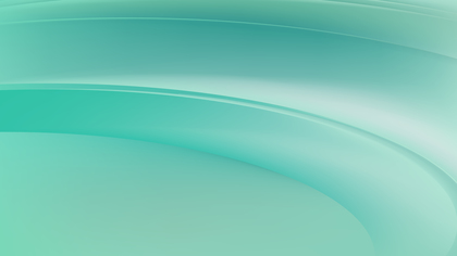 Abstract Mint Green Wavy Background