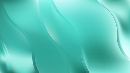 Mint Green Abstract Curve Background