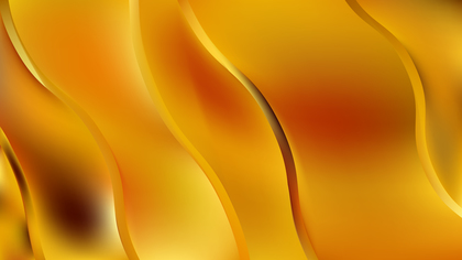 Abstract Orange Wavy Background Design
