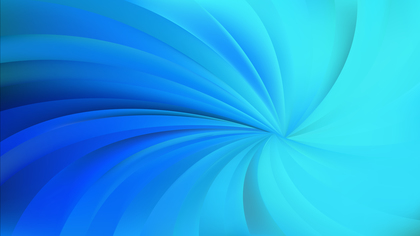 Blue Radial Swirling Stripes Background