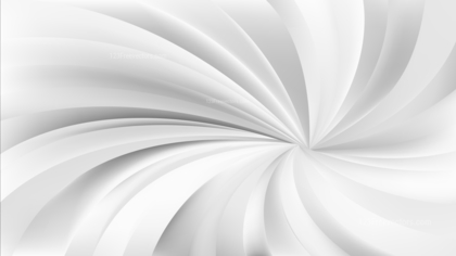 Grey and White Swirling Radial Background
