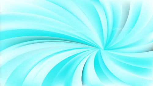 Turquoise and White Twist Swirl Rays Background Vector Art