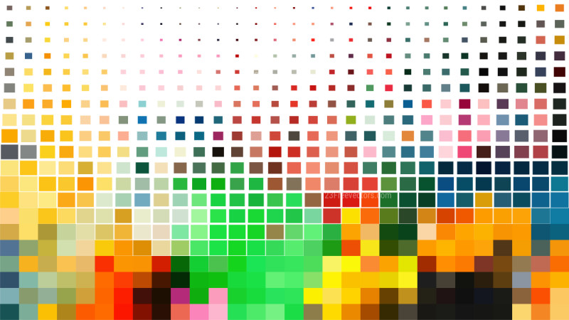 Colorful Geometric Mosaic Square Background Vector