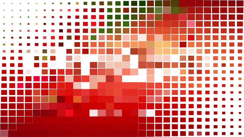 Abstract Red and White Square Mosaic Background Illustrator