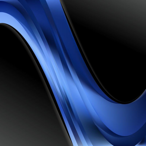 Abstract Black and Blue Wave Business Background