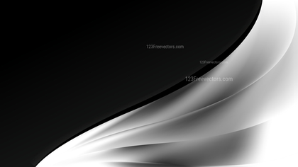 Abstract Black and Grey Wave Business Background