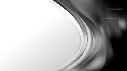 Abstract Black and Grey Wave Business Background Design Template