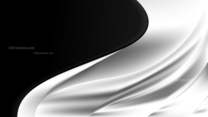 Black and White Wave Business Background Vector Art