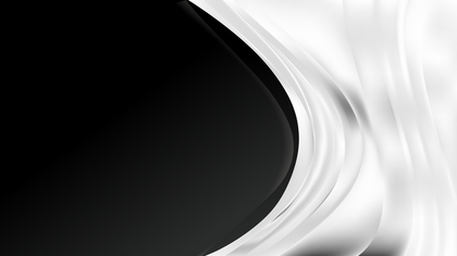 Abstract Black and White Wave Business Background Illustration