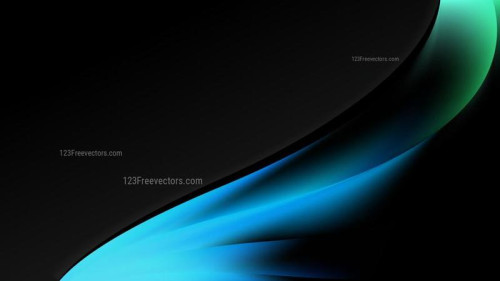 Black Blue and Green Wave Business Background