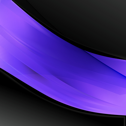 Abstract Black Blue and Purple Wave Business Background Design Template