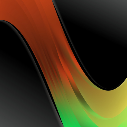 Black Red and Green Wave Business Background