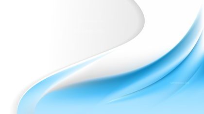Blue and White Wave Business Background